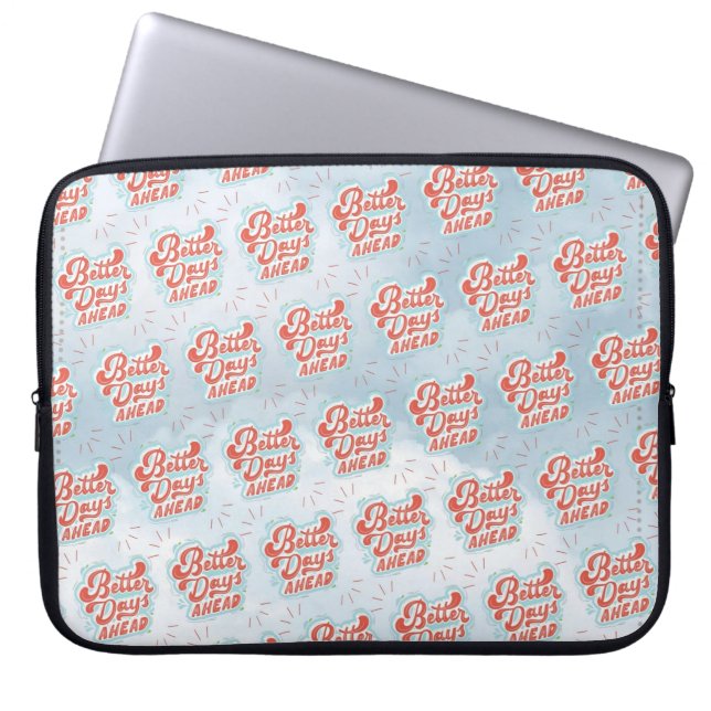 Bessere Tage Laptopschutzhülle (Vorderseite)