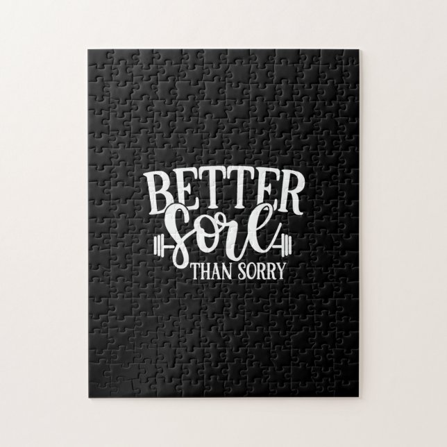 Bessere Wunde als Entschuldigung Puzzle (Vertikal)