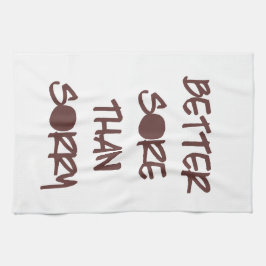 Bessere Wunde als trauriger motivierend Workout Geschirrtuch