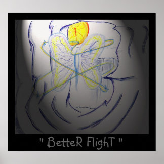 Besserer Flug Poster