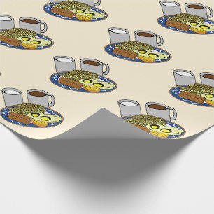 Besserer Frühstücksmonat - Eier Geschenkpapier