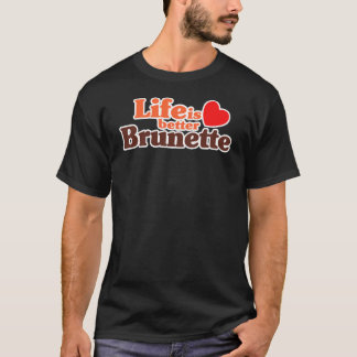 Besseres brünettes T-Shirt