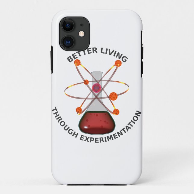 Besseres Leben durch Experimentieren Case-Mate iPhone Hülle (Rückseite)