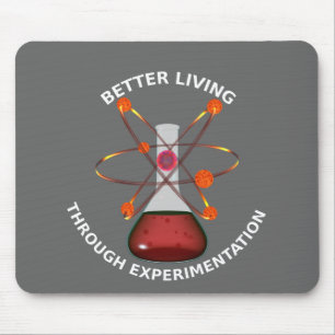 Besseres Leben durch Experimentieren Mousepad