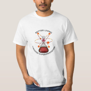 Besseres Leben durch Experimentierenlicht-Shirt T-Shirt
