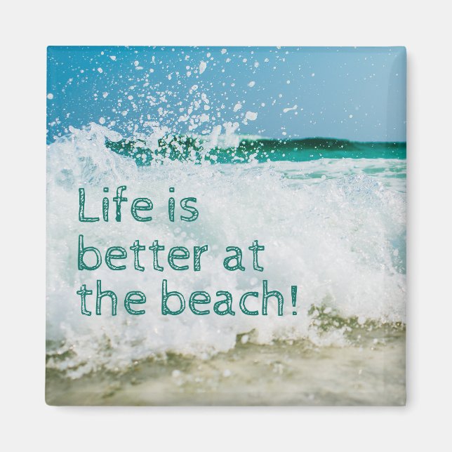 Besseres Leben in der Strandwave Magnet (Vorne)