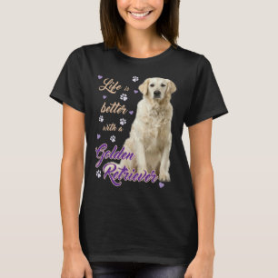 Besseres Leben mit einem goldenen Retriever, beson T-Shirt