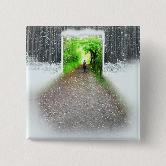 Besseres Wetter Button (Vorderseite)