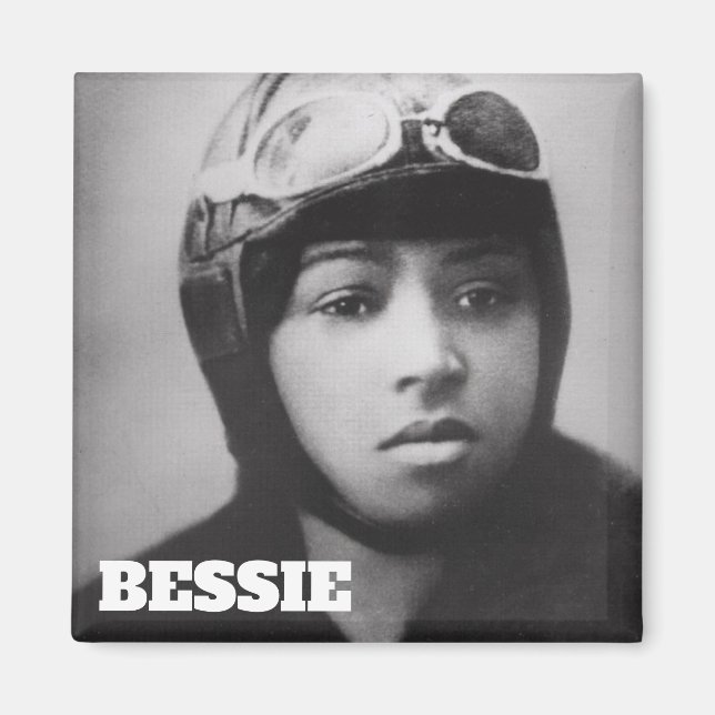 Bessie Coleman - Aviation Pioneer Magnet (Vorne)