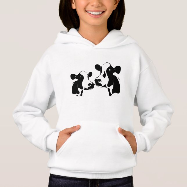 Bessie und Nellie, die Kühe Hoodie (Vorderseite)