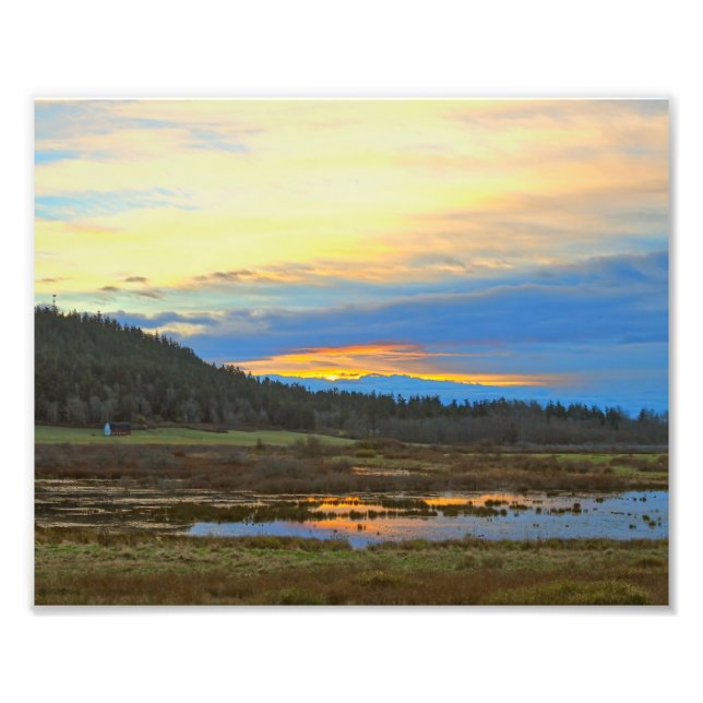 Bessner Barn - Guemes Valley - Insel Guemes Fotodruck (Vorne)