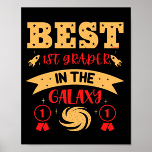 BEST 1. GRADER IN DER GALAXIE lustig niedlich Poster