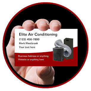 Best Air Conditioning Service Business Cars Visitenkarte