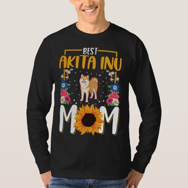 Best Akita Inu Mom Ever  1 T-Shirt (Vorderseite)