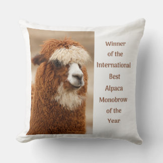 Best Alpaca Monobrow Kissen