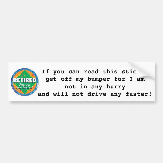 BEST "ÄLTERER PERSON'S"-AUTOAUFKLEBER JE AUTOAUFKLEBER (Vorne)