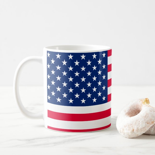 Best American Patriotic Design Kaffeetasse (Mit Donut)