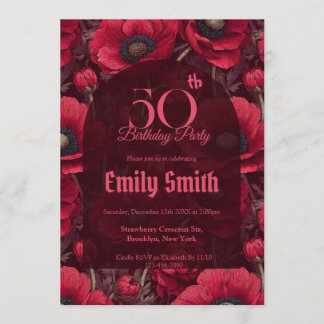 Best Anemones Charm 20Th Birthday Einladung