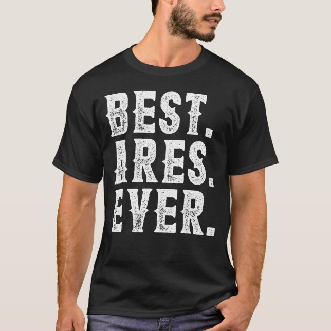 Best Ares Ever Vater Vathers Day Men Husband Vinta T-Shirt (Vorderseite)
