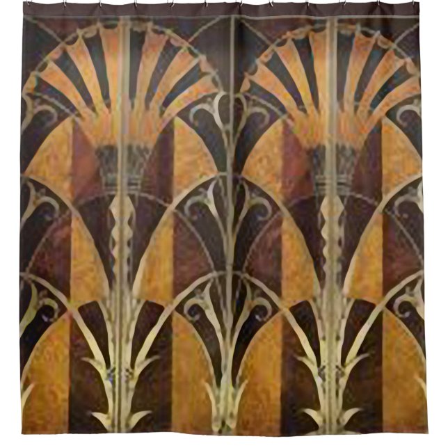 BEST ART DECO PANELS   DUSCHVORHANG (Vorderseite)