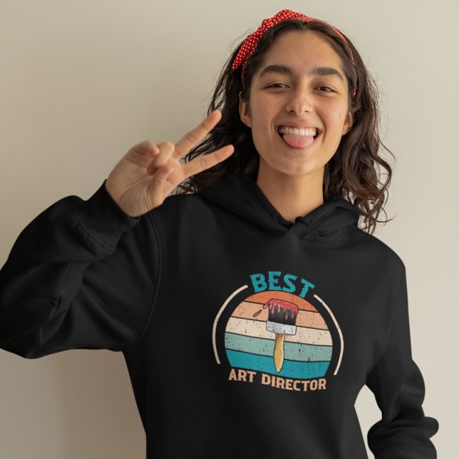 Best Art Director - Retro Hoodie (Von Creator hochgeladen)