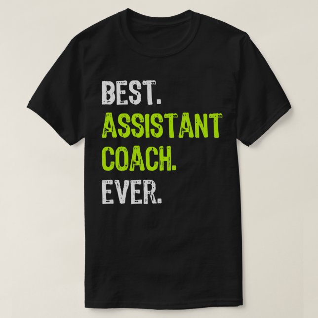 Best ASSISTANT COACH Ever Pullover  (Design vorne)