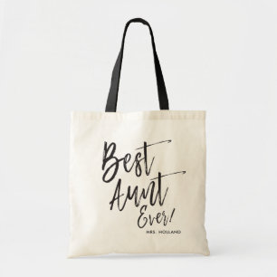 Best Aunt Ever 2 Script Style Custom Wedding Tragetasche