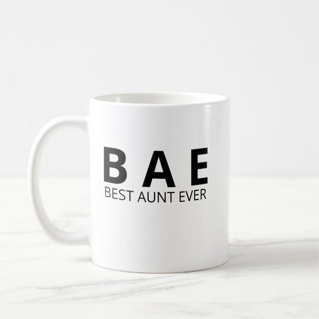 Best Aunt Ever Mug, BAE Aunt Mug, Aunt Gift Mug Kaffeetasse (Links)