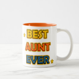 Best Aunt ever Zweifarbige Tasse