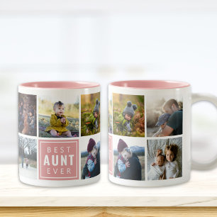 Best AUNT jemals Custom Foto Tasse