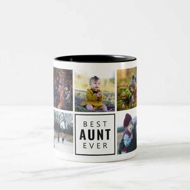 Best AUNT jemals Custom Foto Tasse (Mittel)