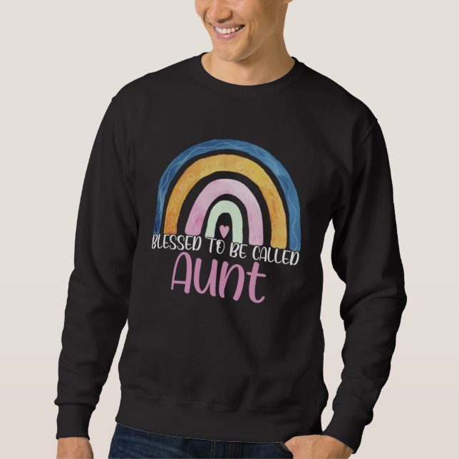 Best Aunt Mother s Day Blessed To Be Called Aunt R Sweatshirt (Vorderseite)