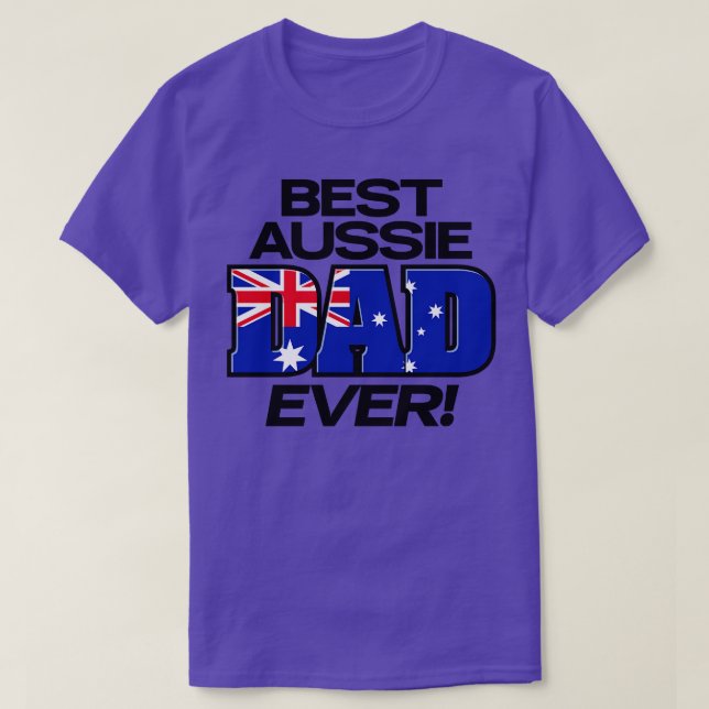 BEST AUSSIE VATER T-Shirt (Design vorne)