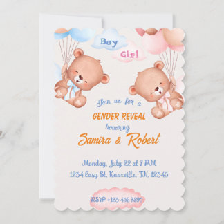 Best Baby Show Boy oder Girl Einladung