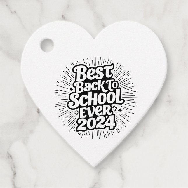 Best Back to School 2024 Design Geschenkanhänger (Vorderseite)
