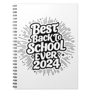 Best Back to School 2024 Design Notizblock