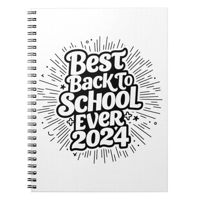 Best Back to School 2024 Design Notizblock (Vorderseite)