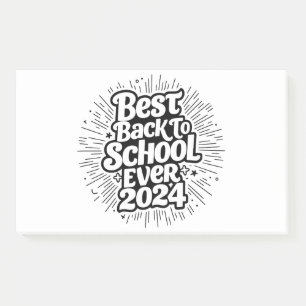 Best Back to School 2024 Design Post-it Klebezettel