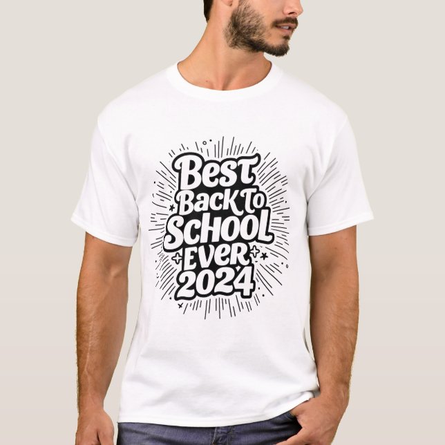 Best Back to School 2024 Design T-Shirt (Vorderseite)