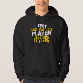 Best Backgammammon Player Ever Board Dice Game Lov Hoodie