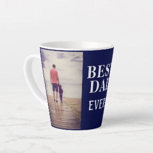 Best Bad Ever Vatertag 2 Foto Collage Blau Milchtasse