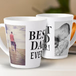 Best Bad Ever Vatertag 2 FotoCollage Milchtasse<br><div class="desc">Best Bad Ever Vatertag 2 Foto Collage Latte Tasse. Personalisieren Sie die Tasse mit Ihren Fotos - fügen Sie zwei Fotos in die Vorlagen ein. Moderne schwarze, fett formatierte Typografie Bester Vater - Sie können jeden Teil des Textes ändern, wenn Sie gewollt haben. Schaffen Sie sich ein persönliches Vatertagsgeschenk für...</div>