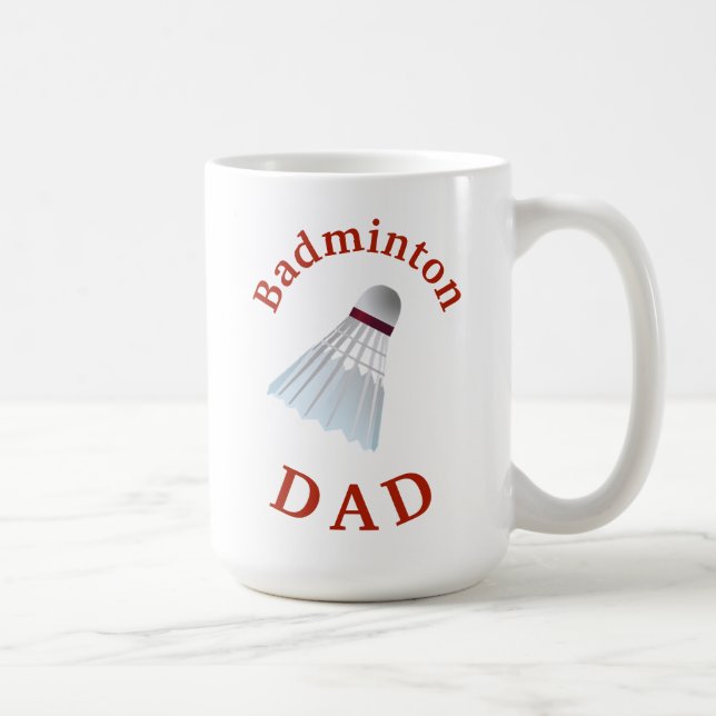 Best "Badminton VATER" jemals! Der Vater ist ein T Kaffeetasse (Rechts)