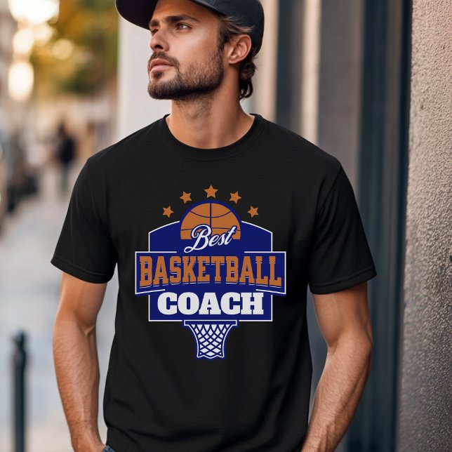 Best Basketball Coach Design T-Shirt (Von Creator hochgeladen)