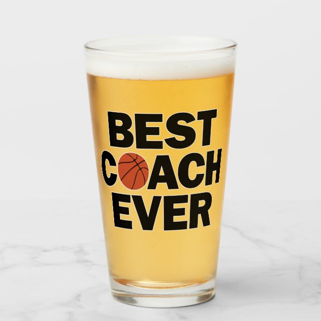 Best Basketball Coach je Sport Tumbler Glas (Vorne (Gefüllt))