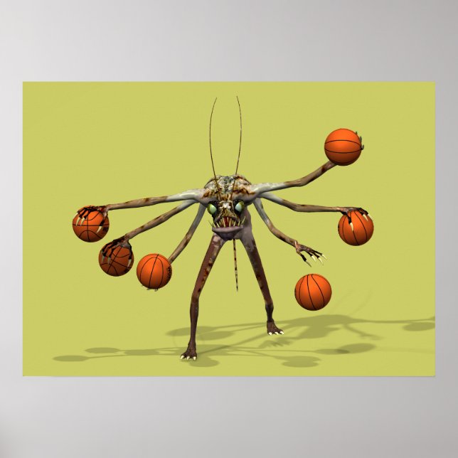 Best Basketball Dribbler Poster (Vorne)