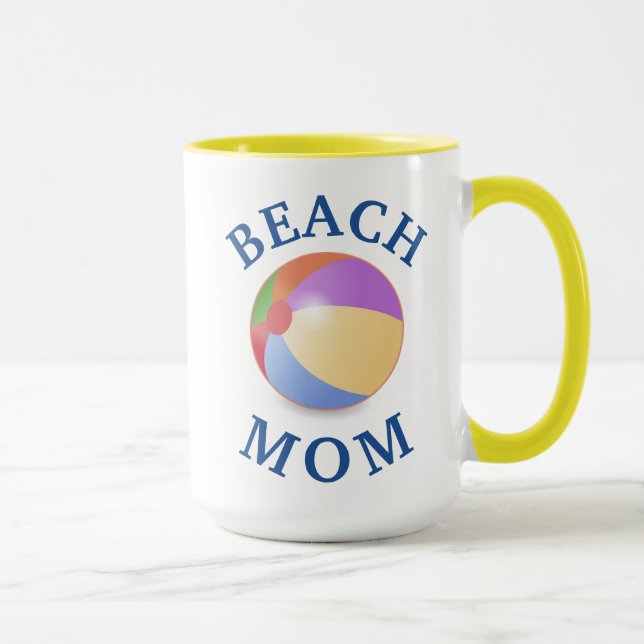 Best "BEACH MAMA" jemals! Muttertag Tasse (Rechts)