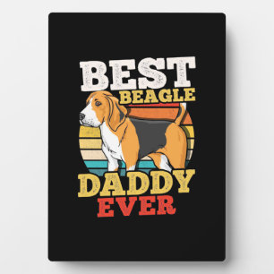 Best Beagle Dog Daddy Ever Fotoplatte
