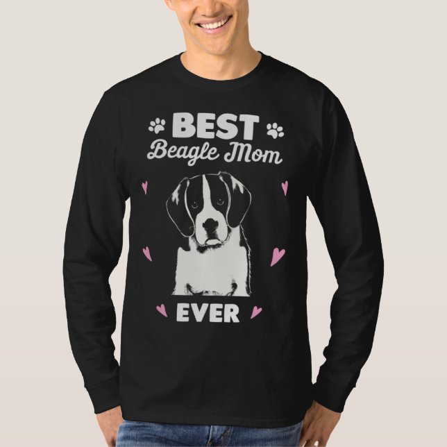 Best Beagle Mom Beagle Dog Love T-Shirt (Vorderseite)