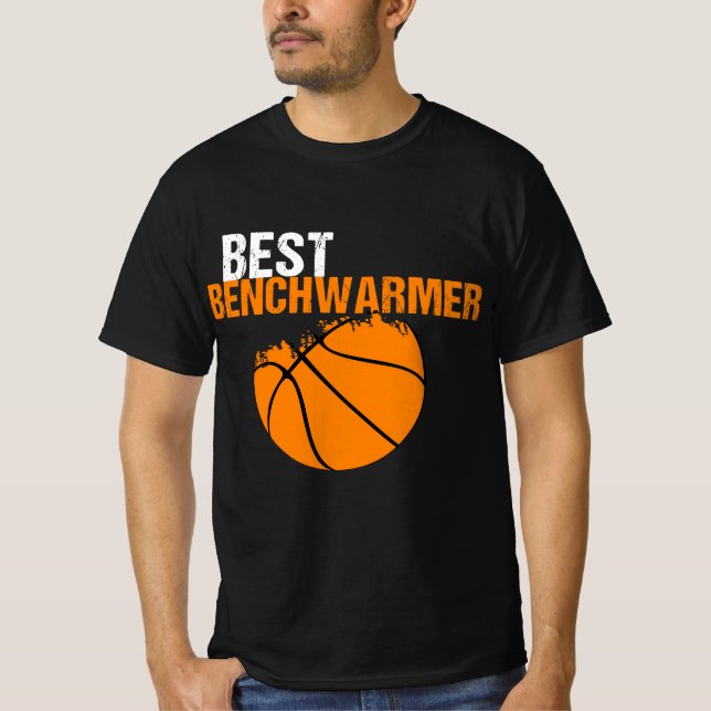 Best Benchwärmer Substituer Player Basketball T-Shirt (Vorderseite)